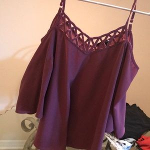 Mauve blouse